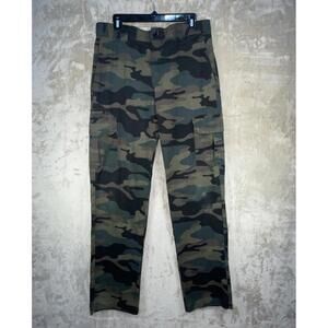 Dickies Flex Pants Mens 34x34 Green Camo Cargo Regular Straight Vintage Y2K SLD